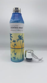 Tropical Printed Stainless Steel Water Bottle